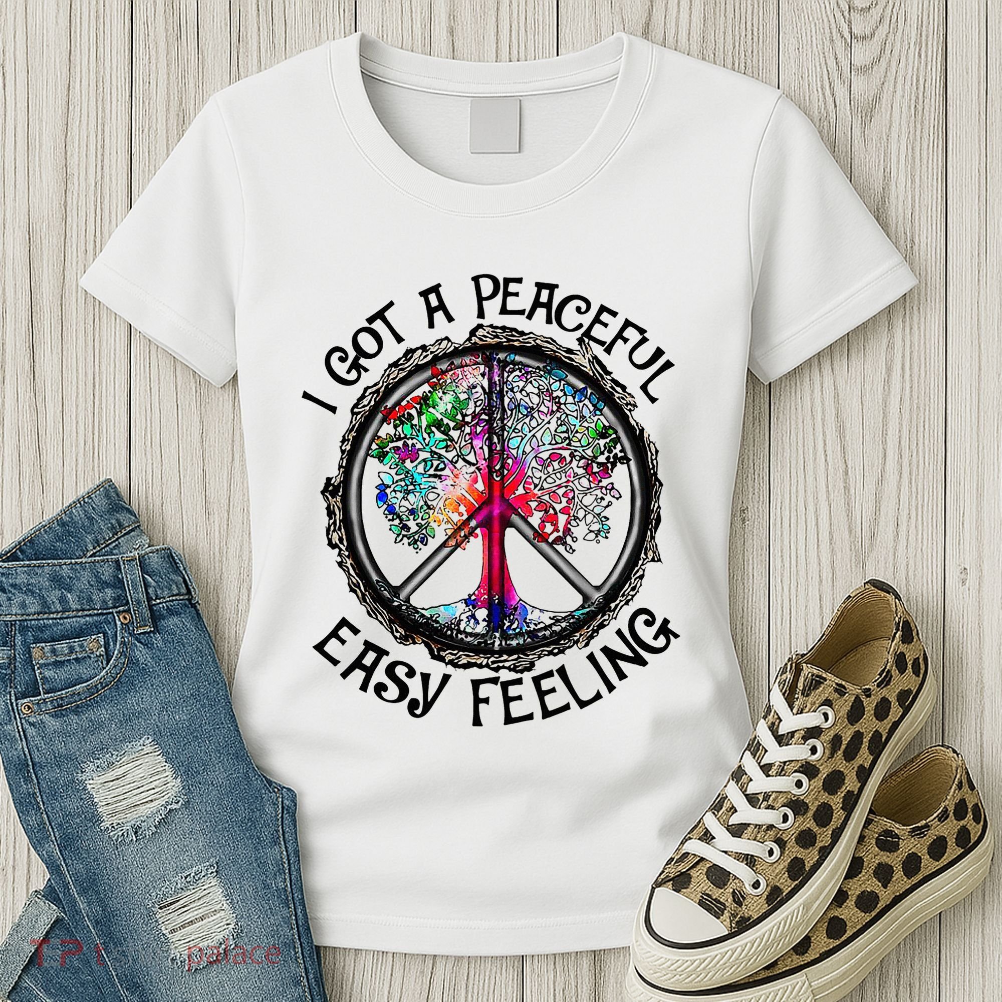 I Got Peaceful Easy Feeling Hippie Peaceful Women's T-Shirt