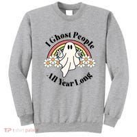 I Ghost People All Year Long Halloween Rainbow Sweatshirt thumb 0