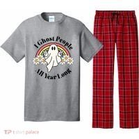 I Ghost People All Year Long Halloween Rainbow Pajama Set thumb 0