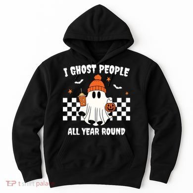 I Ghost People All Year Round Halloween Funny Hoodie