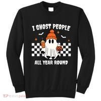 I Ghost People All Year Round Halloween Funny Sweatshirt thumb 0