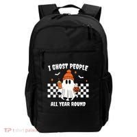 I Ghost People All Year Round Halloween Funny Backpack thumb 0