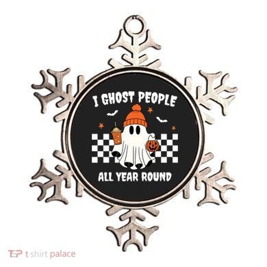 I Ghost People All Year Round Halloween Funny Ornament