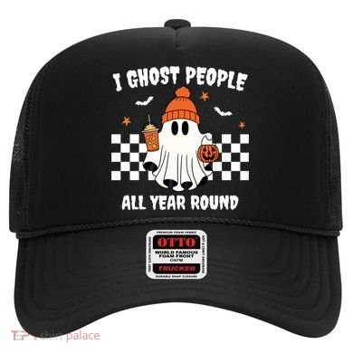 I Ghost People All Year Round Halloween Funny Hat