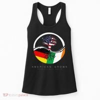 Irish German Roots American Grown With Flag Women's Tank Top thumb 0