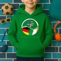 Irish German Roots American Grown With Flag Kids Hoodie thumb 2