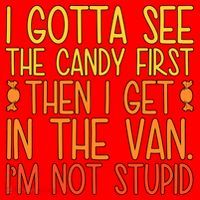 I Gotta See The Candy First Then I Get In The Van Stupid Santa Hat thumb 1
