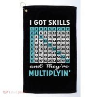 I Got Skills And They're Multiplying Golf Towel thumb 0