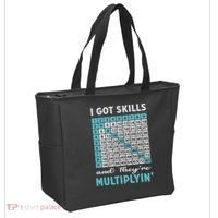 I Got Skills And They're Multiplying Tote Bag thumb 2