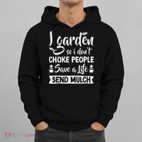 I Garden So I Don't Choke People Gardener Gardening Plant Hoodie thumb 0