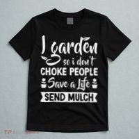 I Garden So I Don't Choke People Gardener Gardening Plant T-Shirt thumb 5