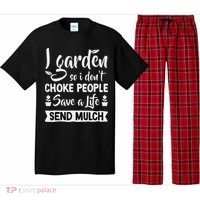 I Garden So I Don't Choke People Gardener Gardening Plant Pajama Set thumb 0