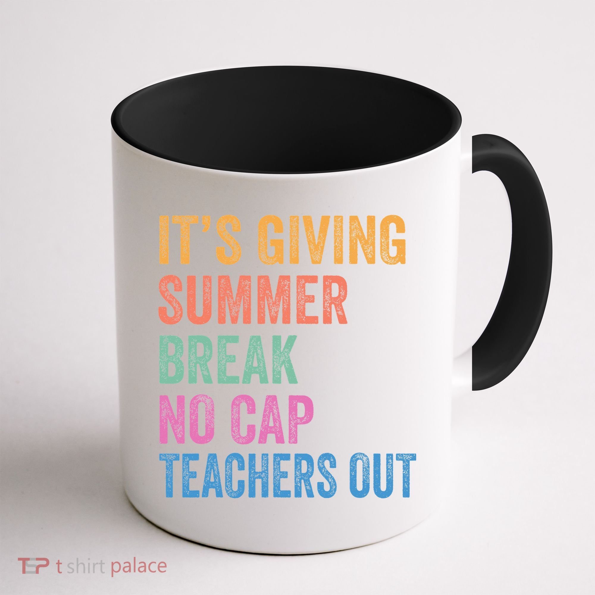 Its Giving Summer Break No Cap Funny Teacher Last Day Coffee Mug