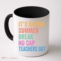 Its Giving Summer Break No Cap Funny Teacher Last Day Coffee Mug thumb 0
