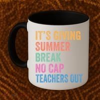 Its Giving Summer Break No Cap Funny Teacher Last Day Coffee Mug thumb 2