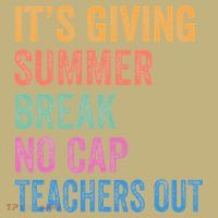 Its Giving Summer Break No Cap Funny Teacher Last Day Mousepad thumb 1