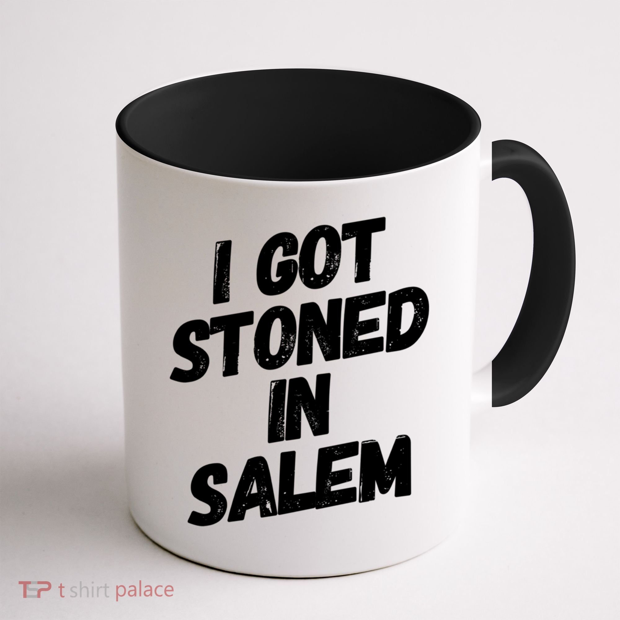 I Got Stoned In Salem Halloween Witches Stoner Cool Gift Coffee Mug