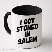 I Got Stoned In Salem Halloween Witches Stoner Cool Gift Coffee Mug thumb 0