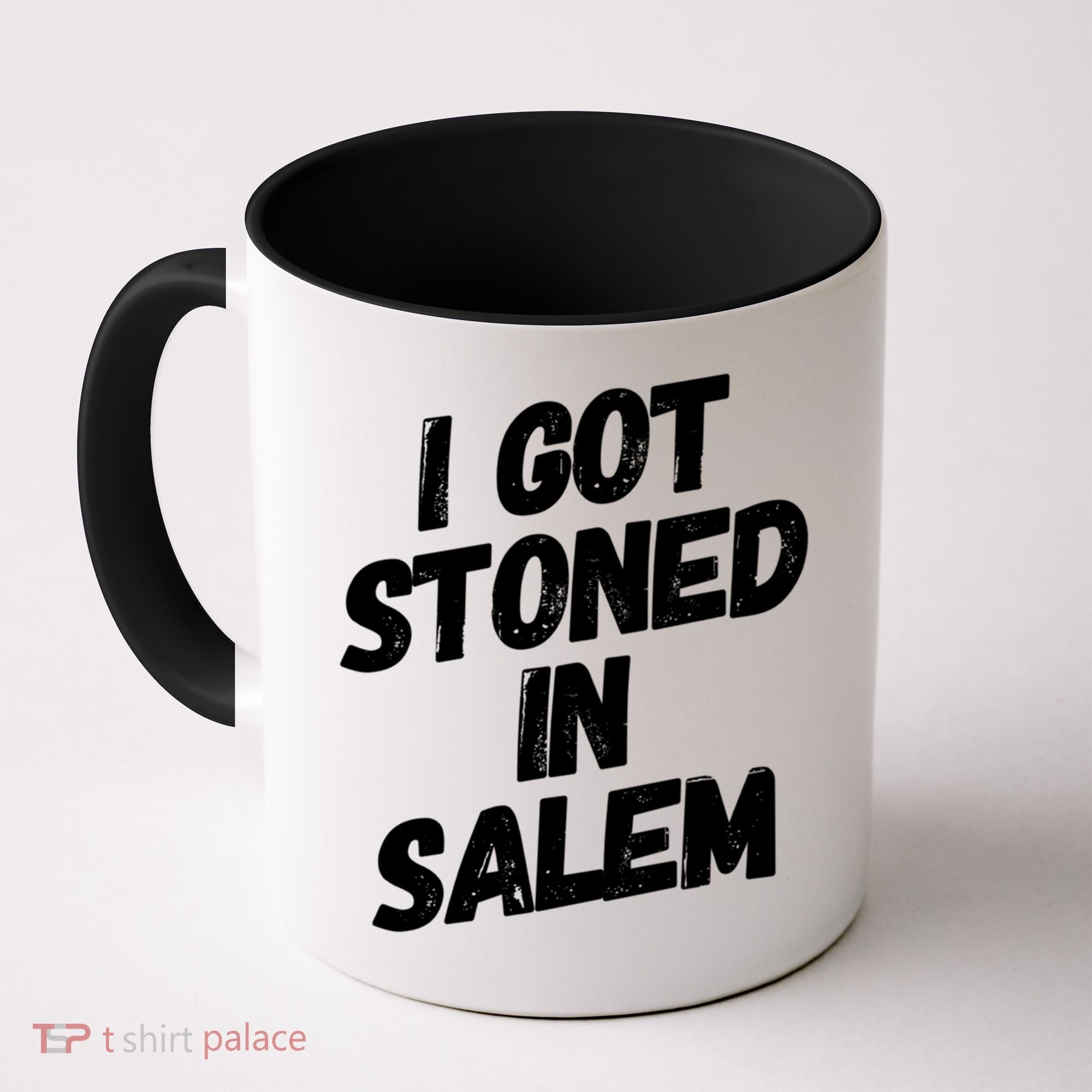 I Got Stoned In Salem Halloween Witches Stoner Cool Gift Coffee Mug