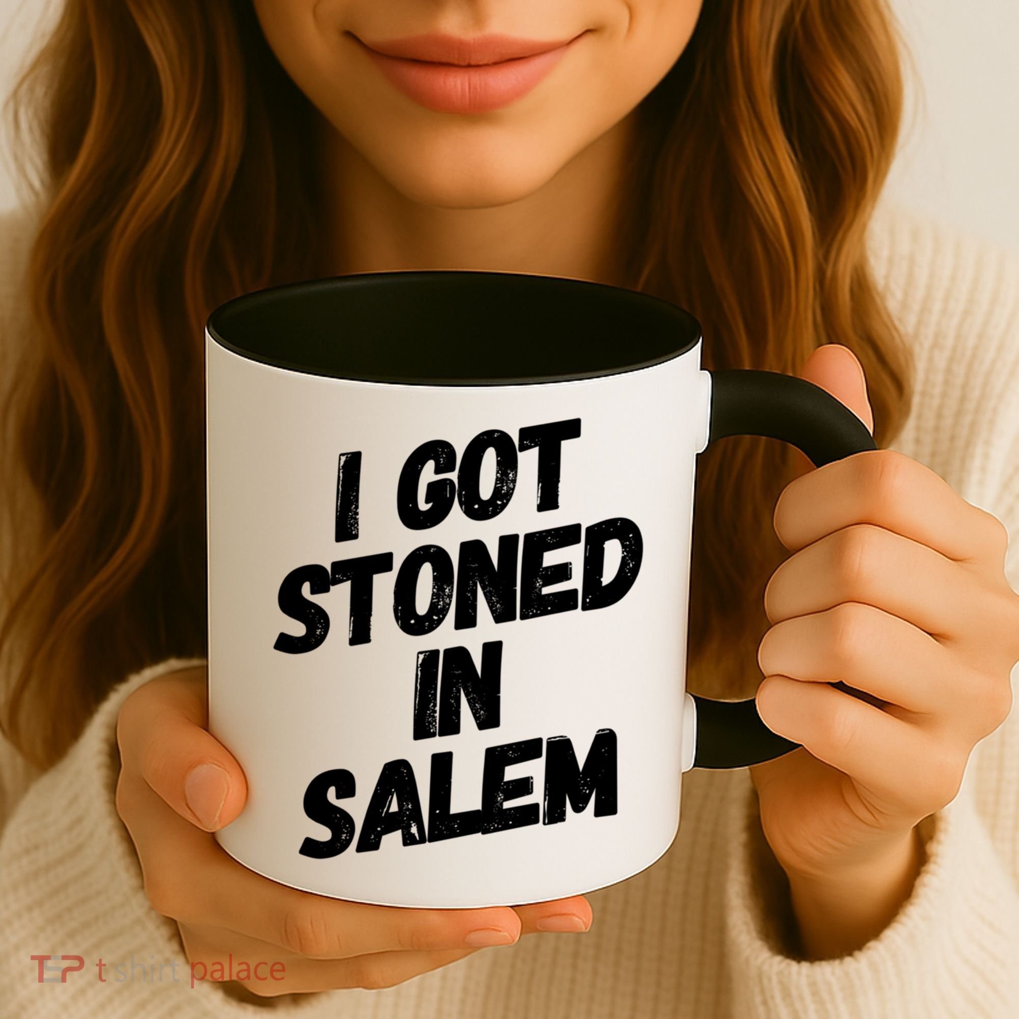 I Got Stoned In Salem Halloween Witches Stoner Cool Gift Coffee Mug