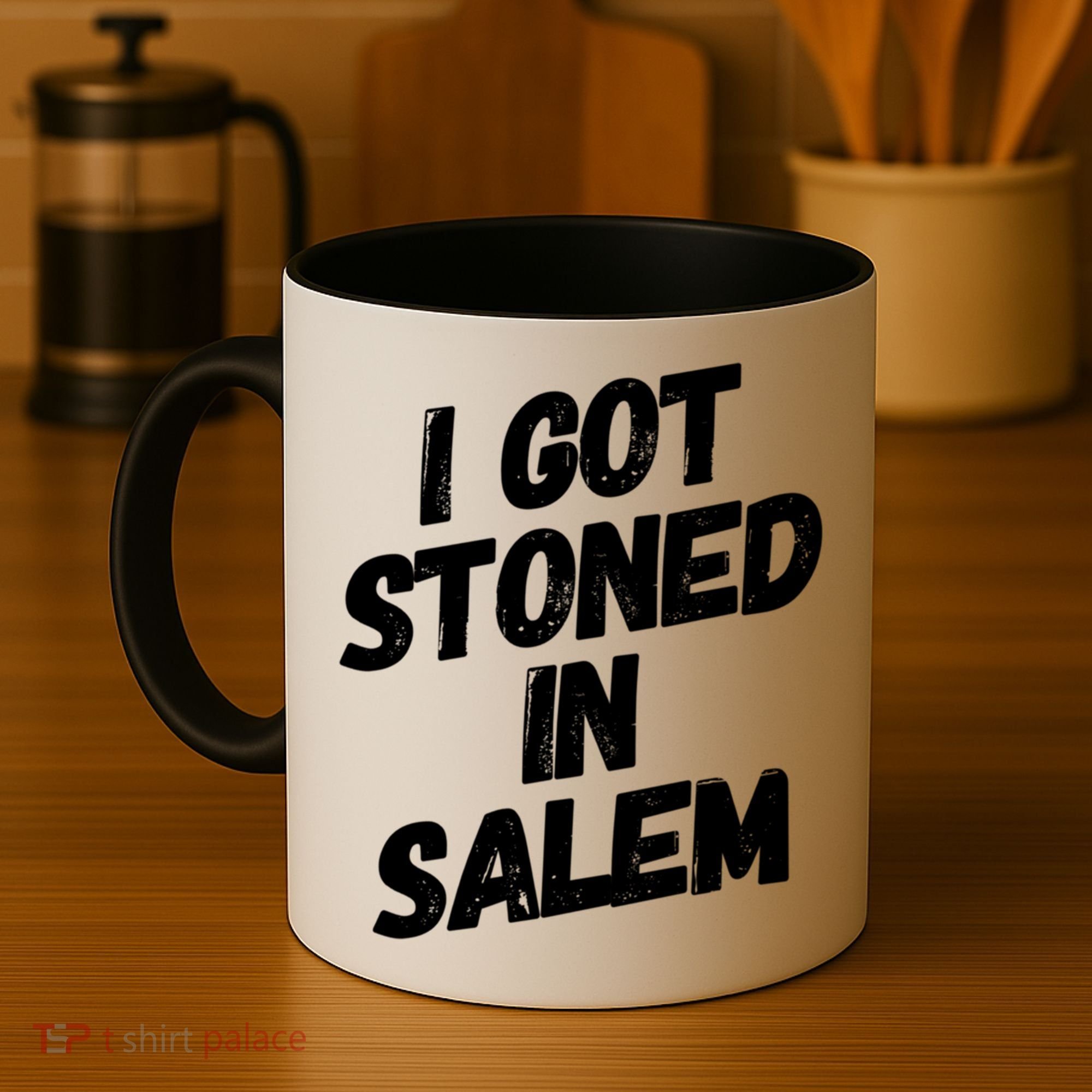 I Got Stoned In Salem Halloween Witches Stoner Cool Gift Coffee Mug