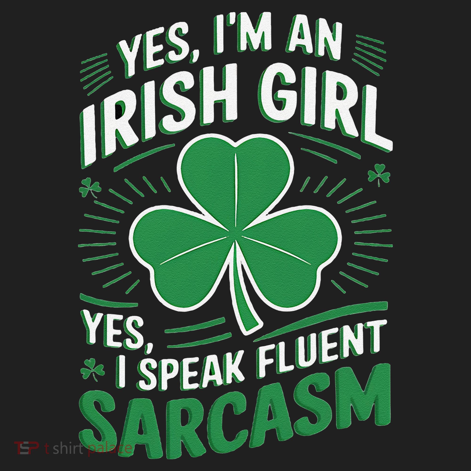 Irish Girl Speak Fluent Sarcasm Funny Hat