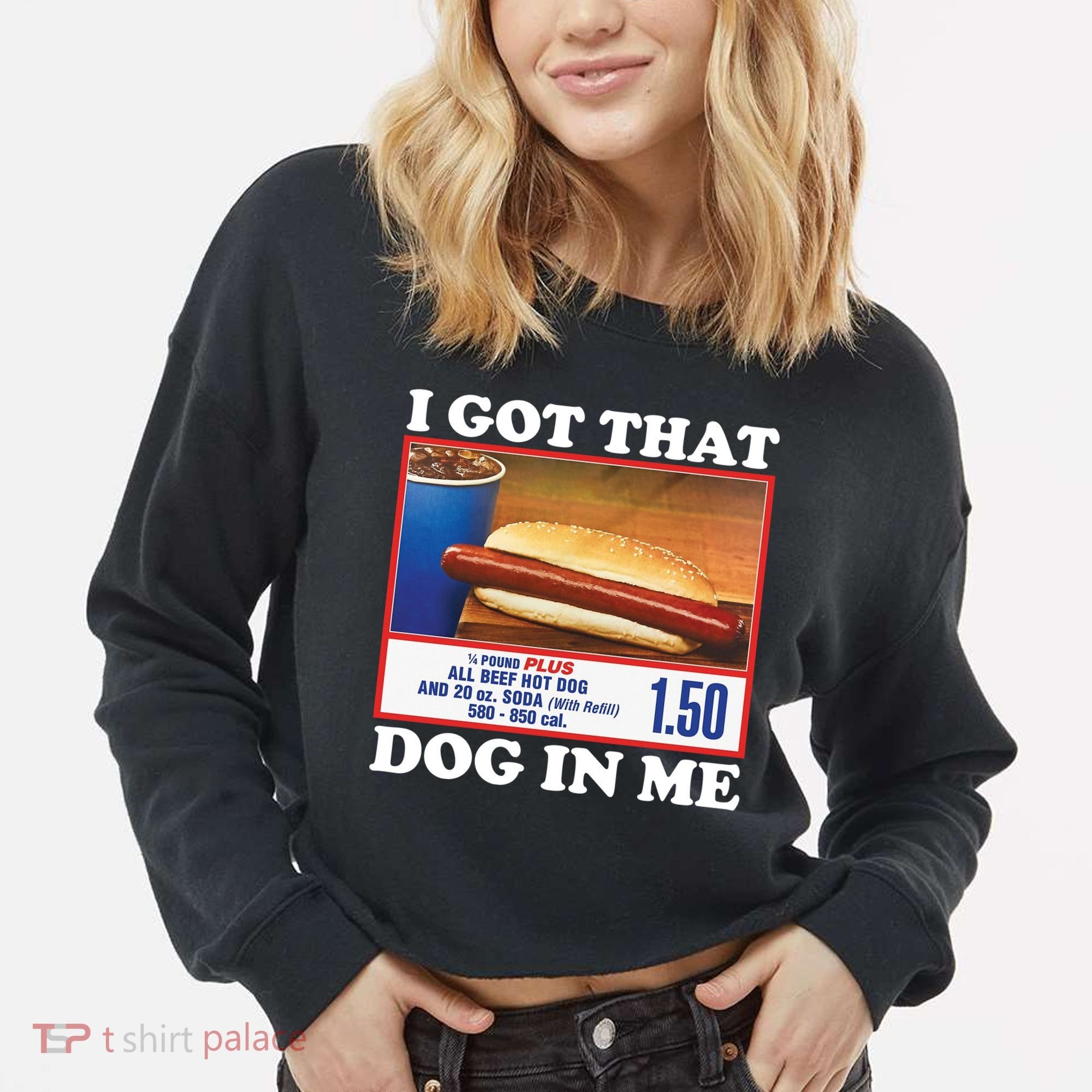 I Got That Dog In Me Costco Cropped Pullover Crew