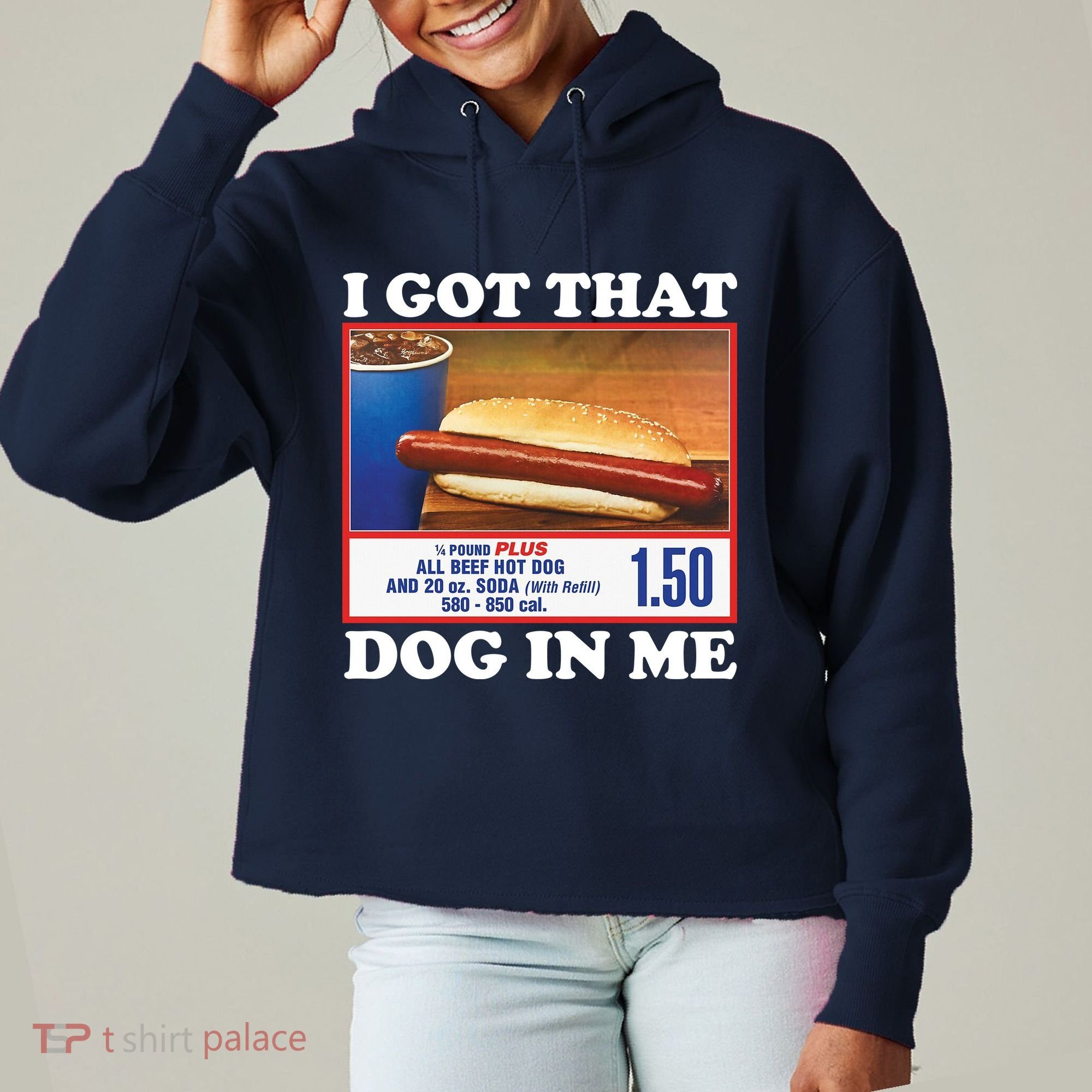 I Got That Dog In Me Costco Ladies Heavyweight Boxy Pullover Hoodie