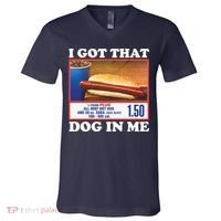 I Got That Dog In Me Costco V-Neck T-Shirt thumb 0