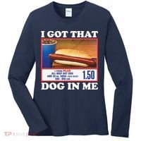I Got That Dog In Me Costco Women's Long Sleeve Shirt thumb 0