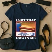 I Got That Dog In Me Costco Women's V-Neck T-Shirt thumb 2