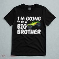 I'm Going To Be A Big Brother Announcement Monster Truck Car T-Shirt thumb 5