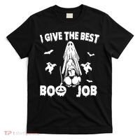 I Give The Best Boo Job Funny Joke Halloween Inappropriate T-Shirt thumb 0