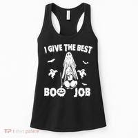 I Give The Best Boo Job Funny Joke Halloween Inappropriate Women's Tank Top thumb 0