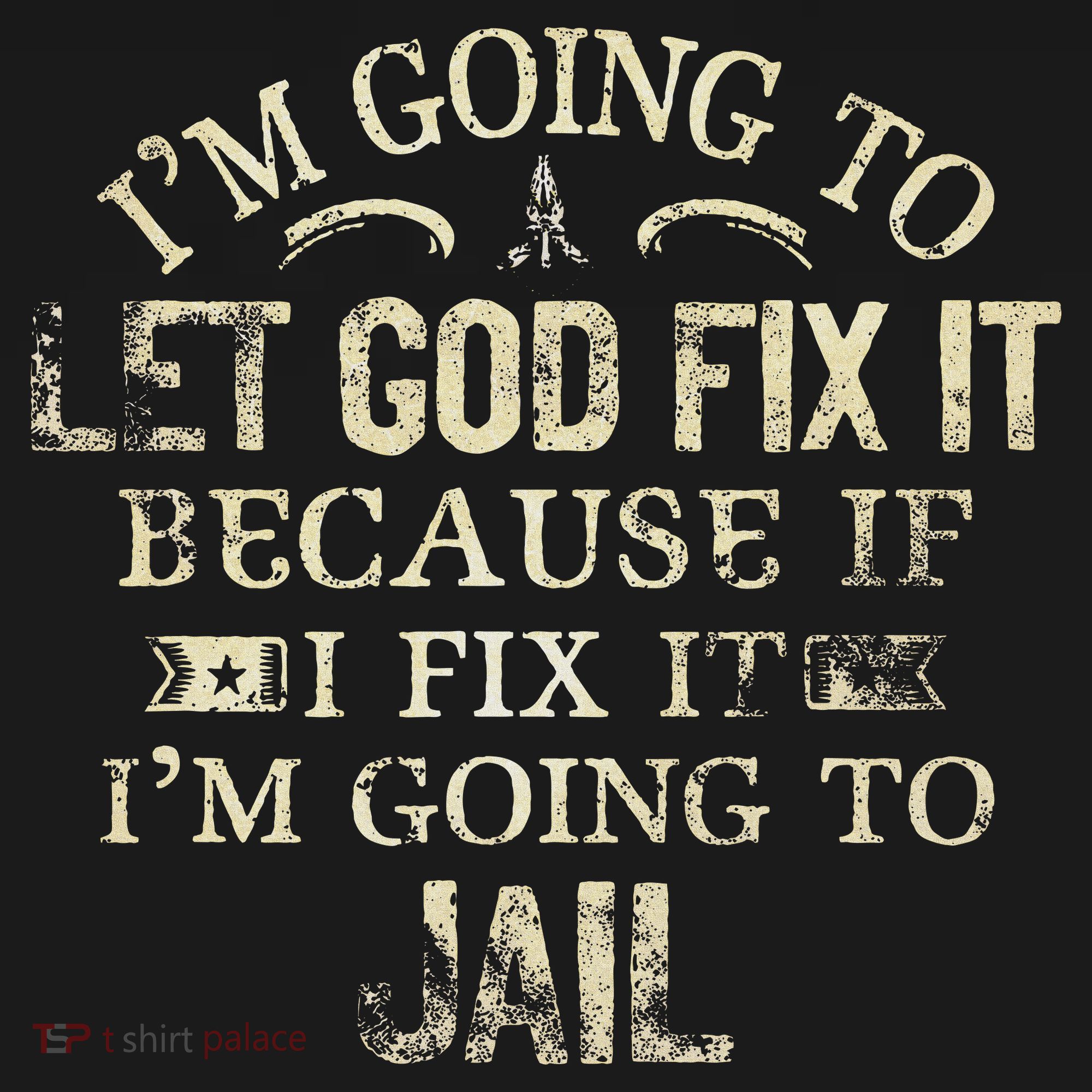 Im Going To Let God Fix It Because If I Fix Im Going To Jail Mousepad