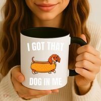I Got That Dog In Me funny meme hot dogs combo Dachshund  Coffee Mug thumb 3