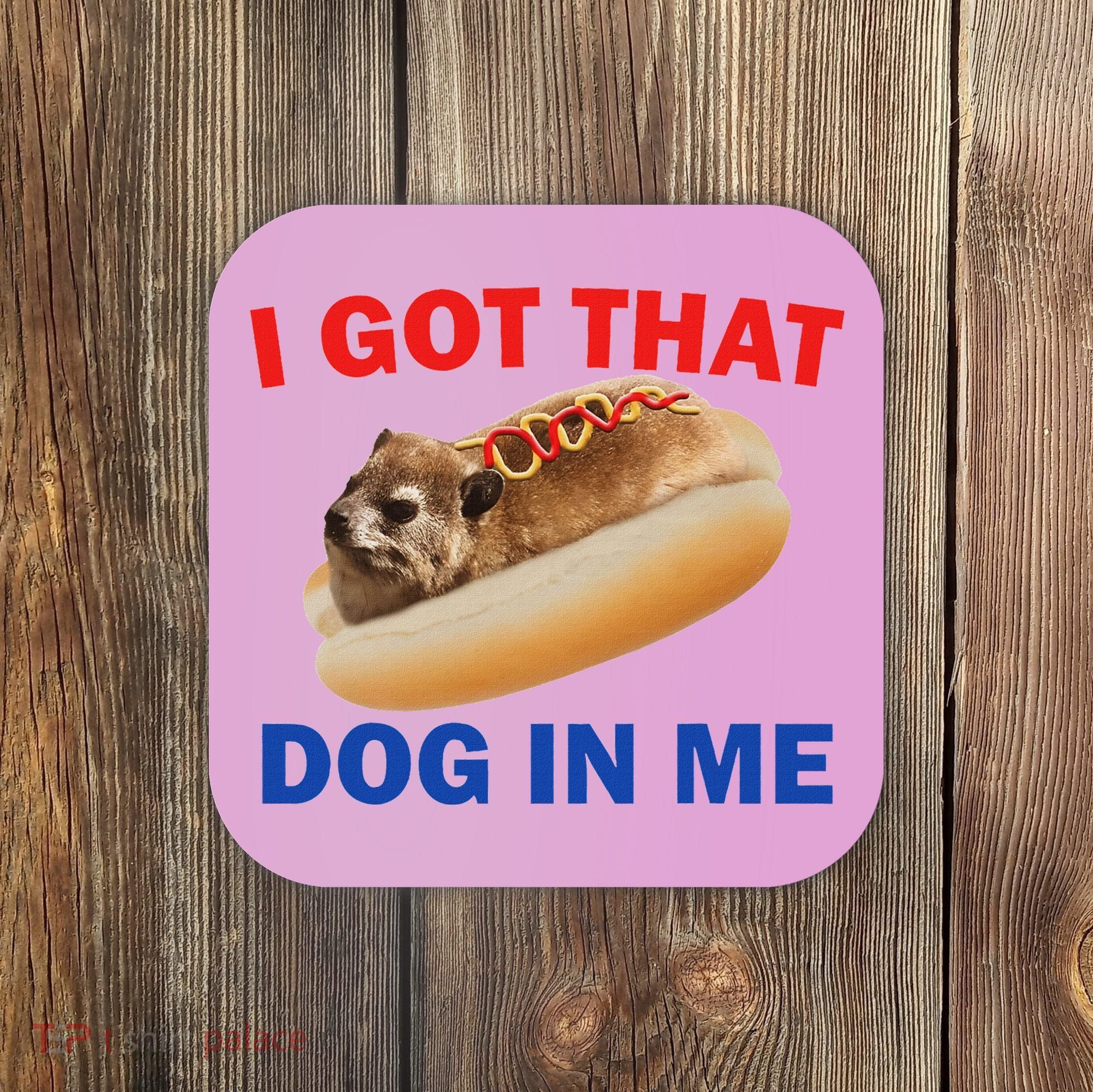 I Got That Dog In Me Hyrax Dank Coaster