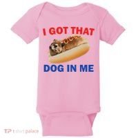 I Got That Dog In Me Hyrax Dank Baby Bodysuit thumb 0