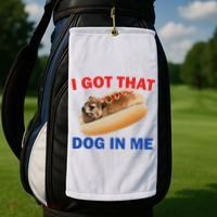 I Got That Dog In Me Hyrax Dank Golf Towel thumb 2