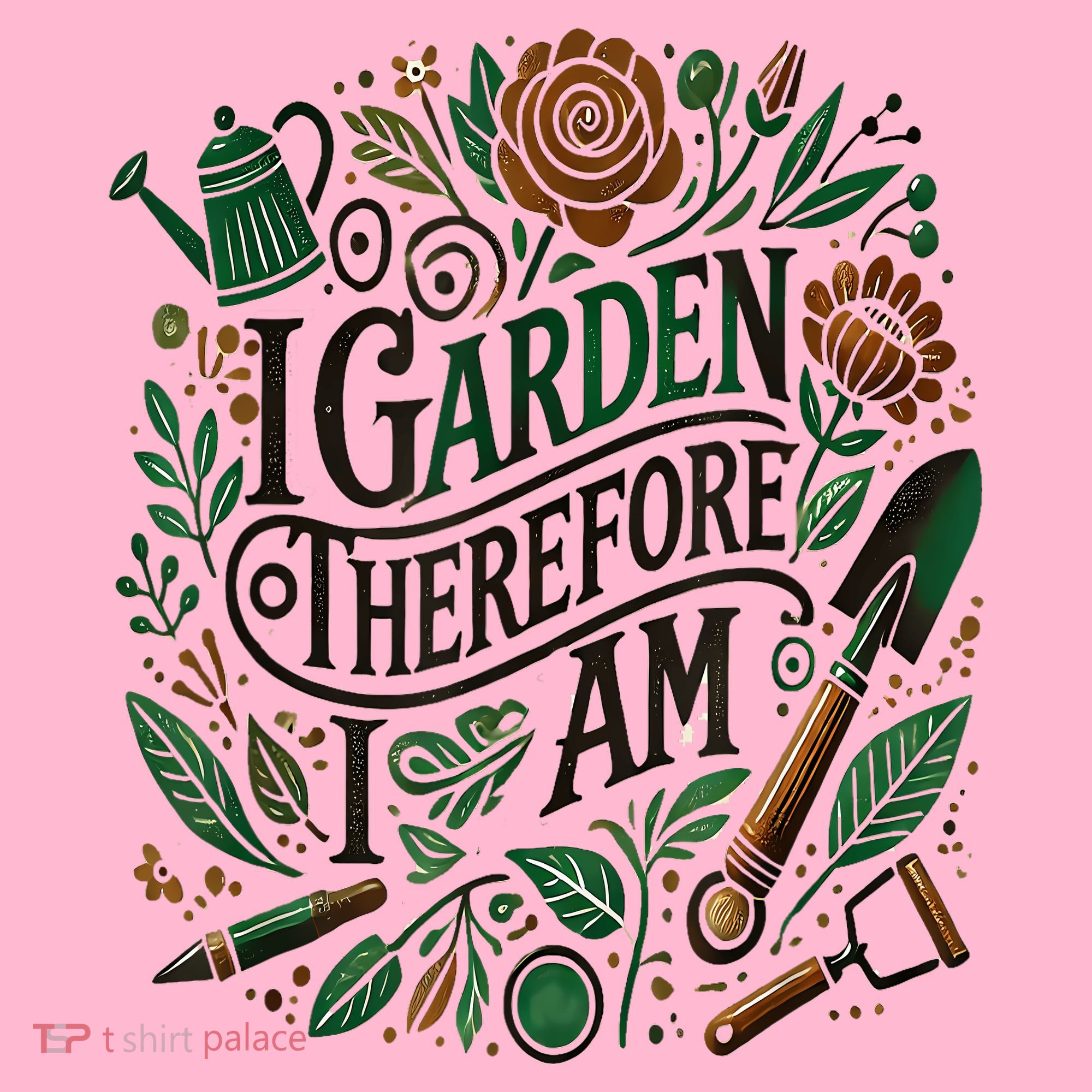 I Garden Therefore I Am Coaster