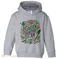 I Garden Therefore I Am Toddler Hoodie thumb 0
