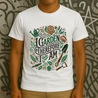 I Garden Therefore I Am T-Shirt thumb 3