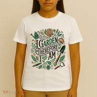 I Garden Therefore I Am T-Shirt thumb 4