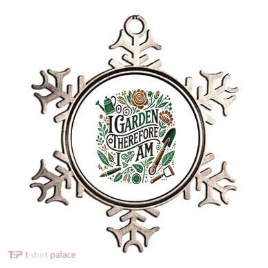 I Garden Therefore I Am Ornament