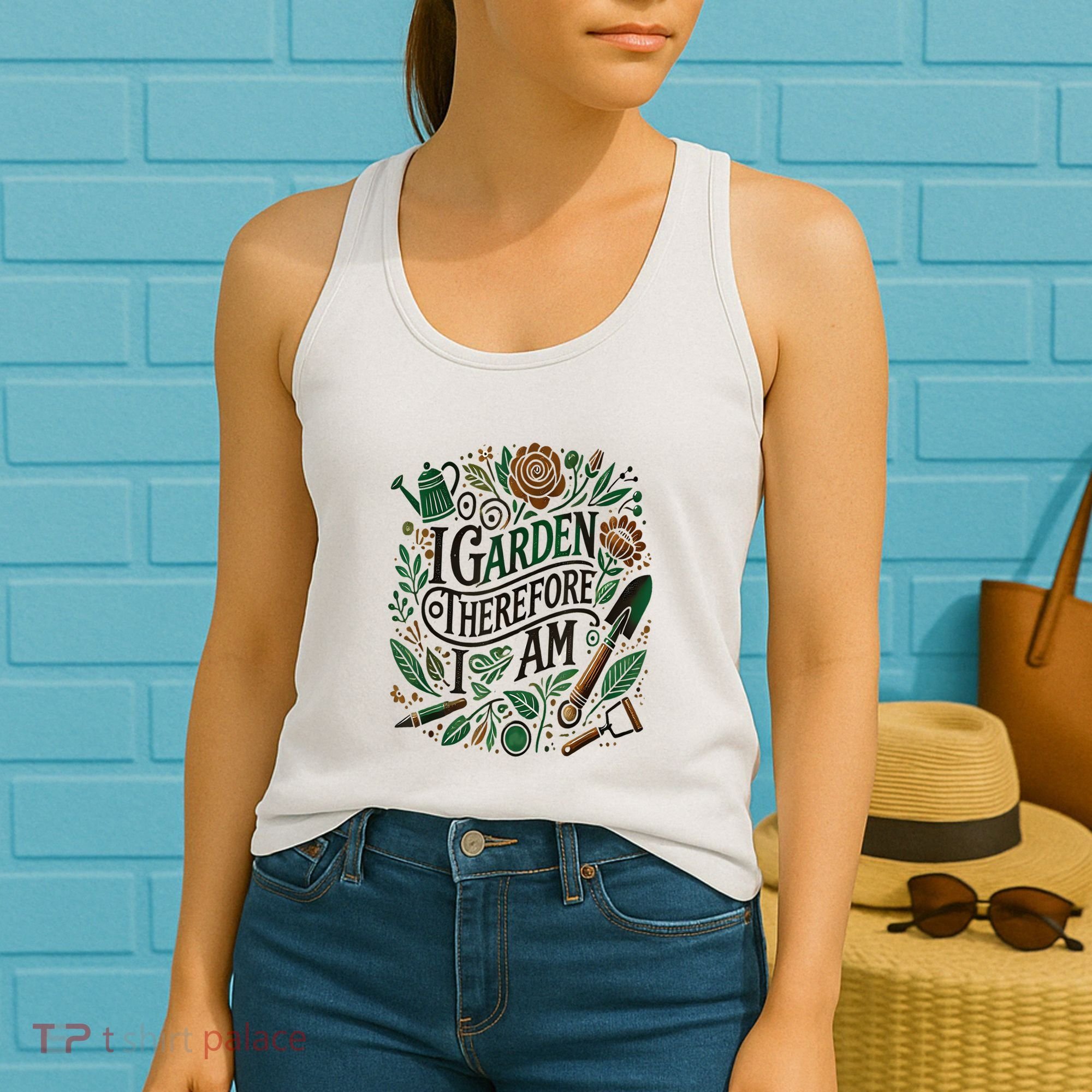 I Garden Therefore I Am Women's Tank Top