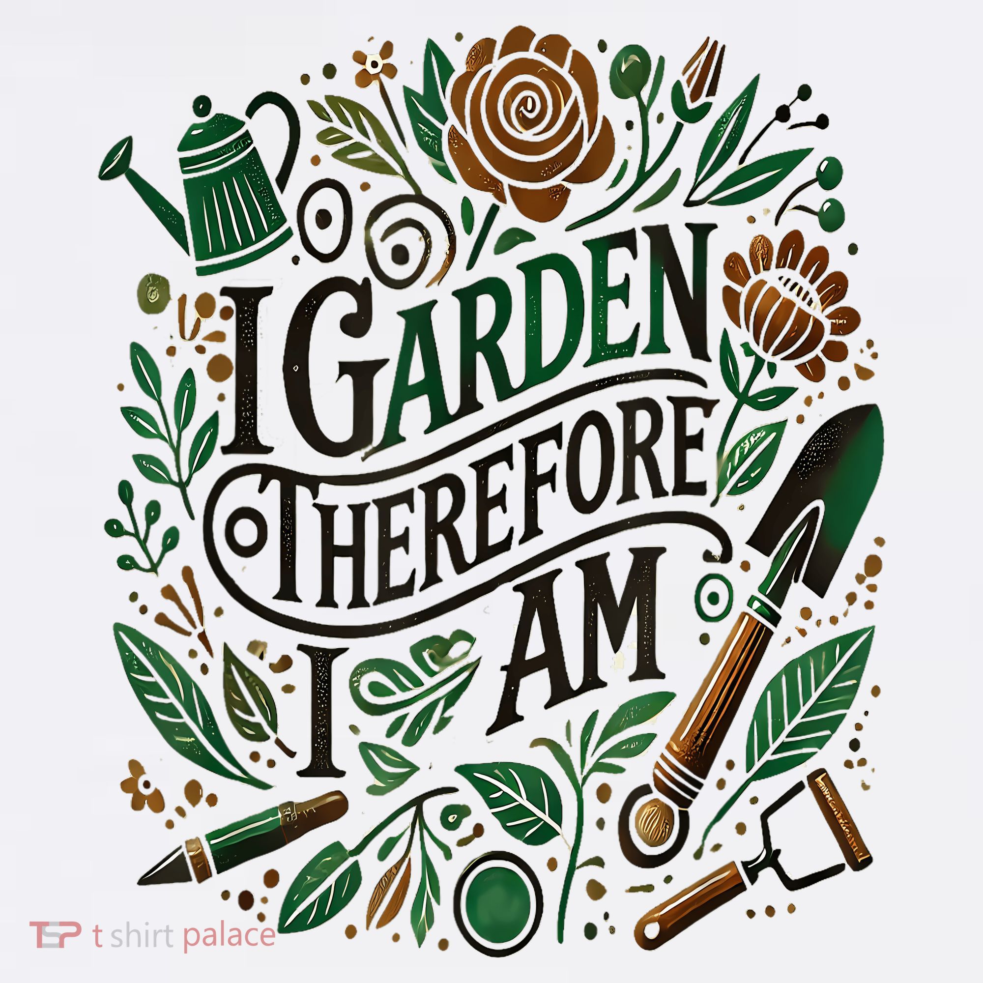 I Garden Therefore I Am Kids Long Sleeve Shirt