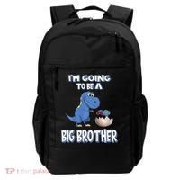 I'm Going To Be A Big Brother Dinosaur Backpack thumb 0