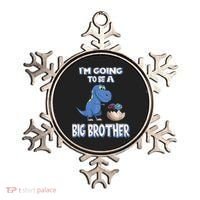 I'm Going To Be A Big Brother Dinosaur Ornament thumb 0