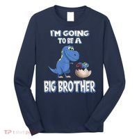 I'm Going To Be A Big Brother Dinosaur Long Sleeve Shirt thumb 0