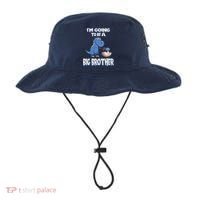 I'm Going To Be A Big Brother Dinosaur Bucket Hat thumb 0